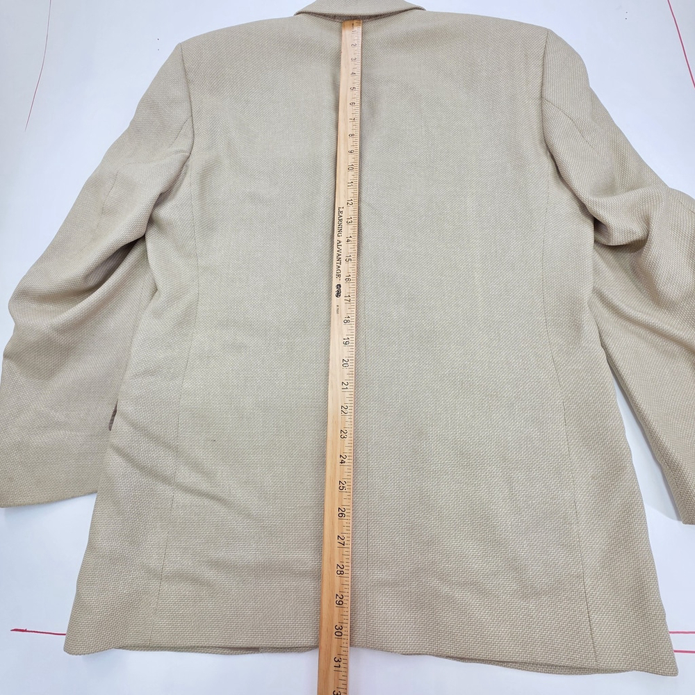 Quiet Luxury Gianfranco Ruffini Blazer Men 40R Tan Italian Tailored Jacket - Picture 14 of 16